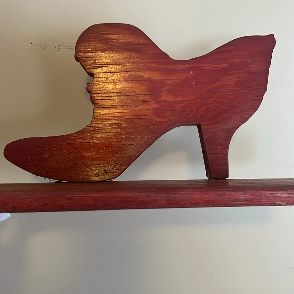 High Heel Wood Shelf for the Shoe Lover